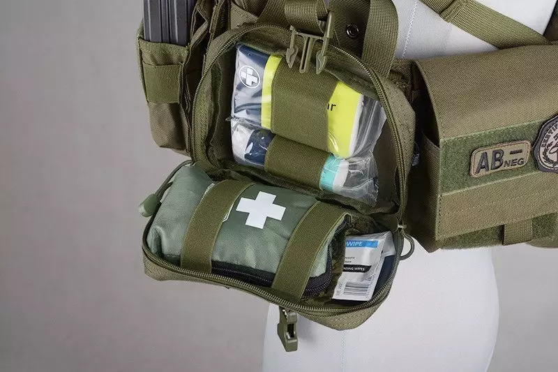 Small MOLLE Rip-Away Medical Pouch - Tan