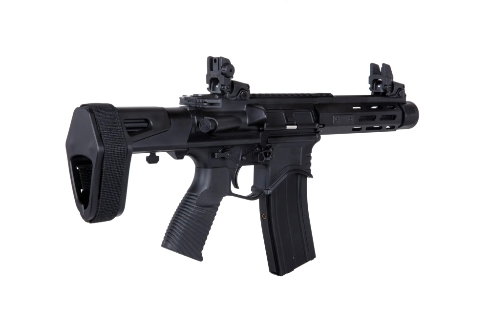Golden Eagle MC6592M PDW GBB airsoftová zbraň karabiny 6,5'' černá