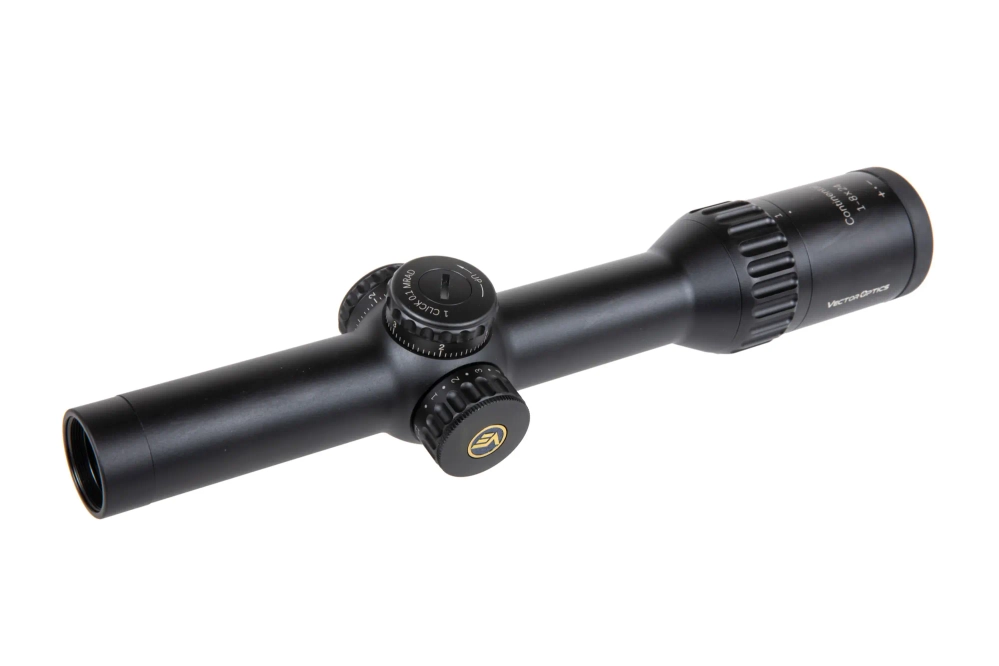 LPVO Vector Optics CONTINENTAL X8 1-8X24I ED FIBER spotting scope Zwart