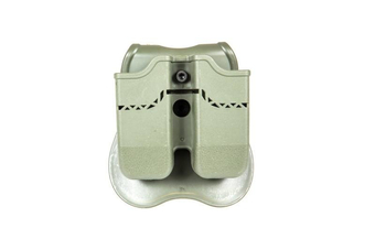 Funda doble para cargadores pistola owe Glock - verde oliva