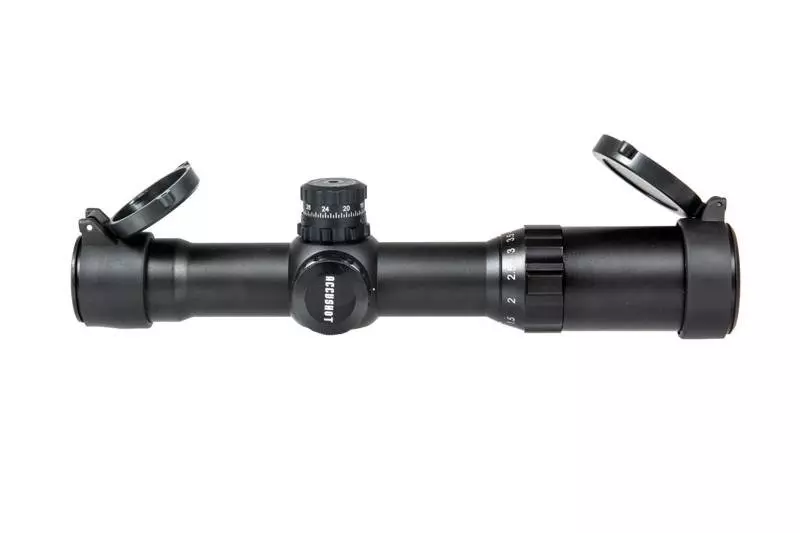 Luneta 1-4X24 30mm RGB Mil-dot Long Eye Relief