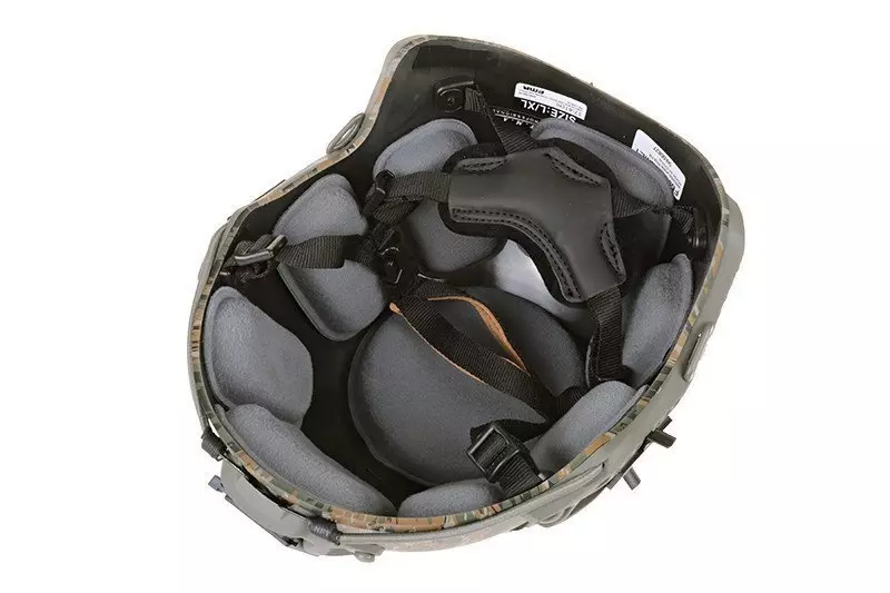 Réplica del casco Ballistic CFH - digital woodland (L/XL)