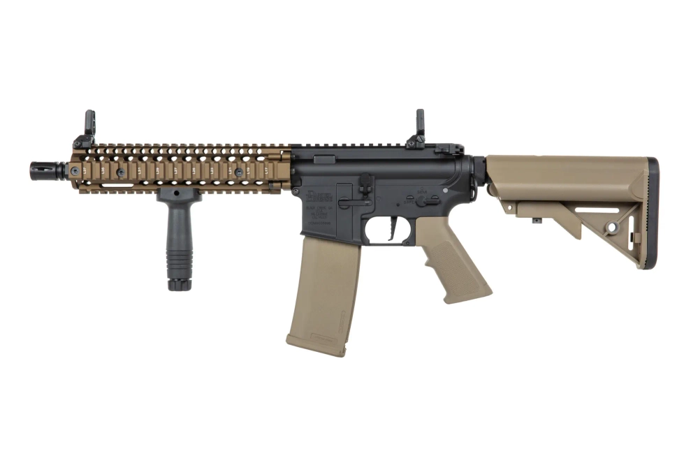 Airsoftová puška Specna Arms Daniel Defense® MK18 SA-P19 Prime™ HAL™ ETU s bezkomutátorovým motorem Chaos Bronze