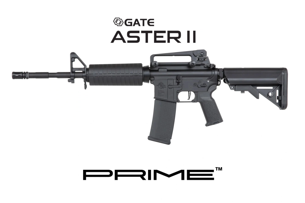 Karabinek ASG Specna Arms RRA SA-P01 Prime™ Aster II ETU z silnikiem bezszczotkowym Czarny