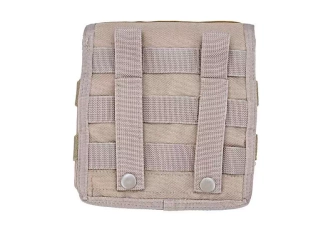 Administration panel with map pouch - sand