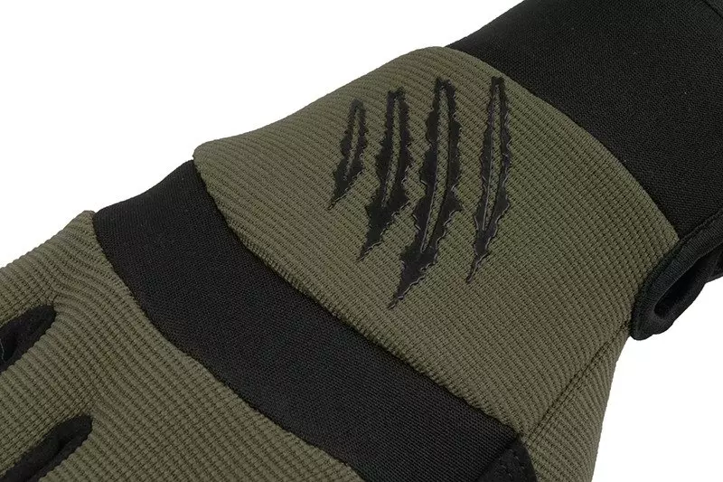 Armored Claw Shooter Cut Tactical Gloves - olive