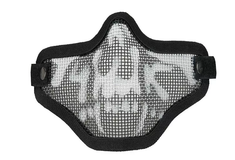 Stalker masker met schedel - Zwart