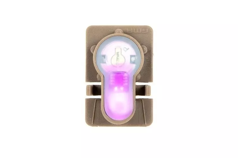 Marcador electrónico Lightbuck RIS - Tierra oscura (luz rosa)