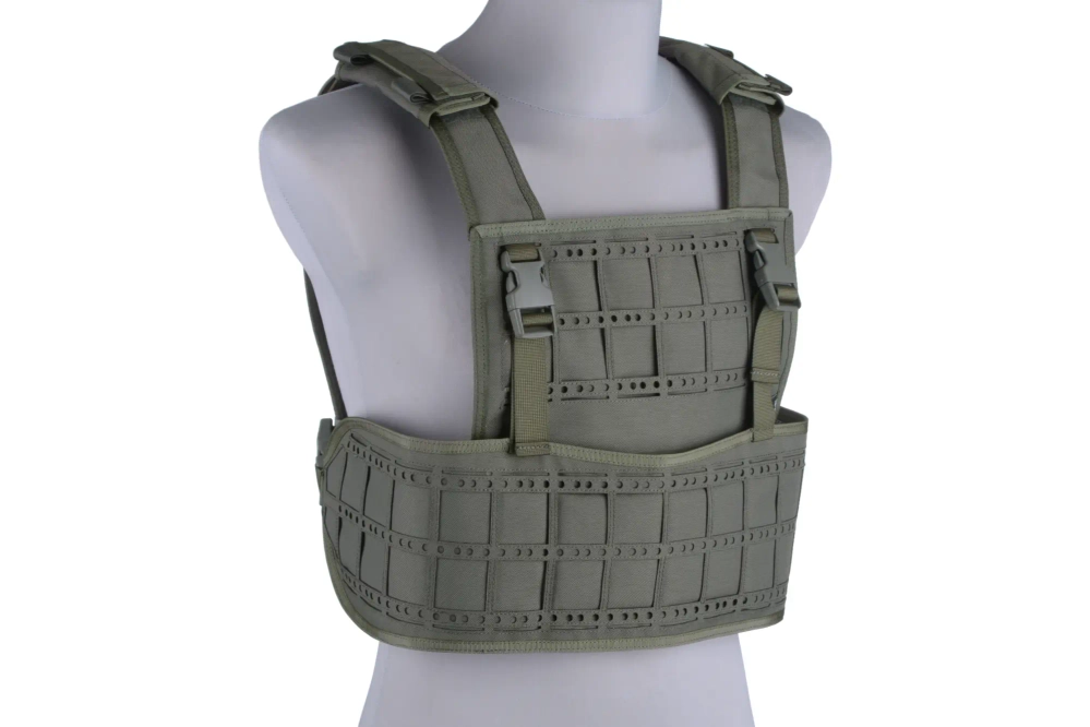 Light Laser-Cut Tactical Vest - Ranger Green