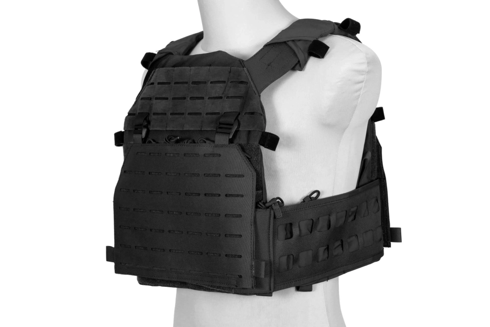Advanced Laser-Cut Tactical Vest - Black
