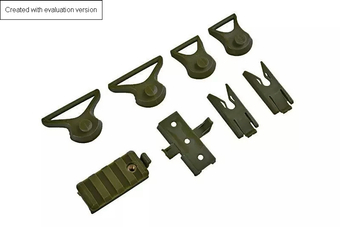 X-Shield FAST MH helmet replica - olive