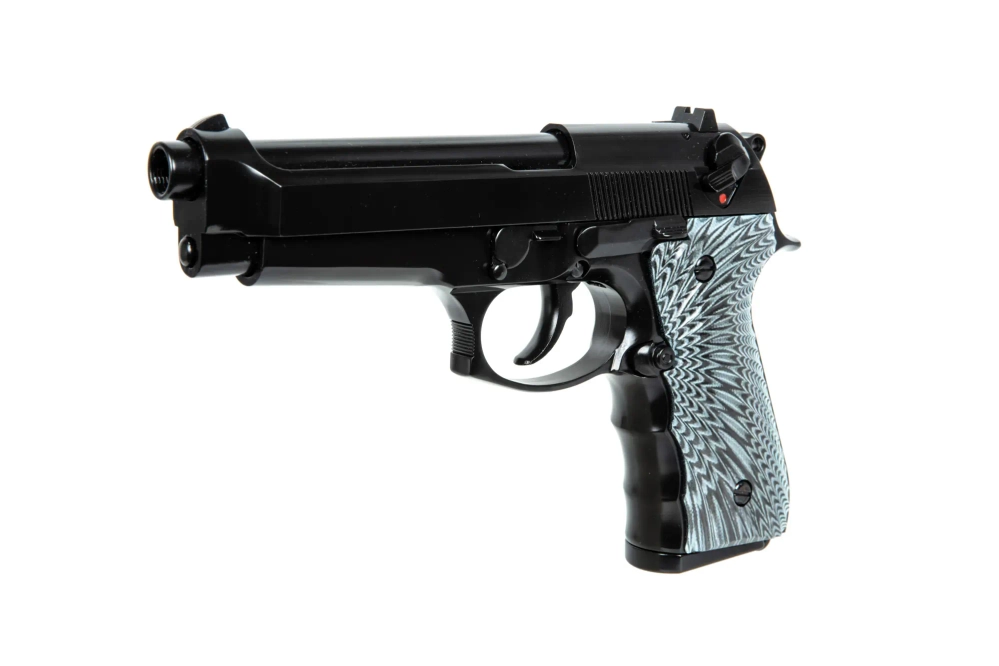 Pistolet airsoft WE M92 EAGLE Green Gas Noir