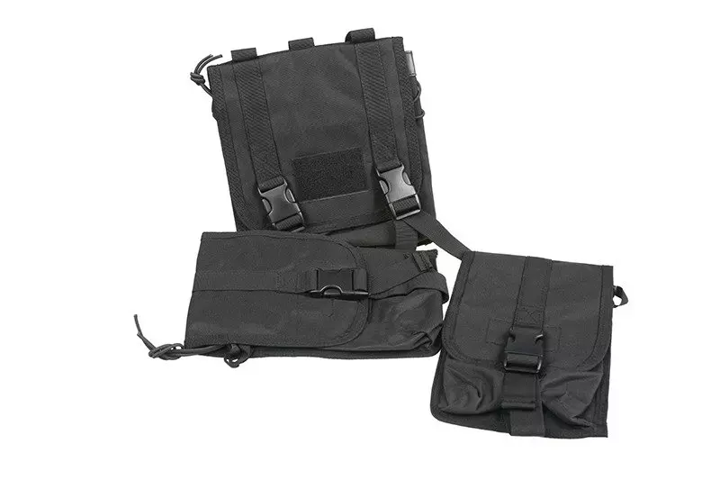 Doble funda arma 90cm - negro