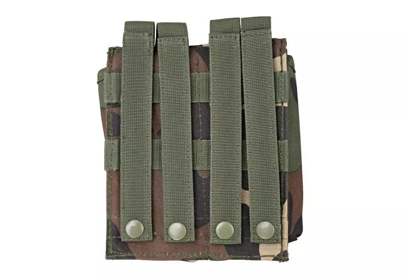 Pochette double pour chargeurs type AK - boisé