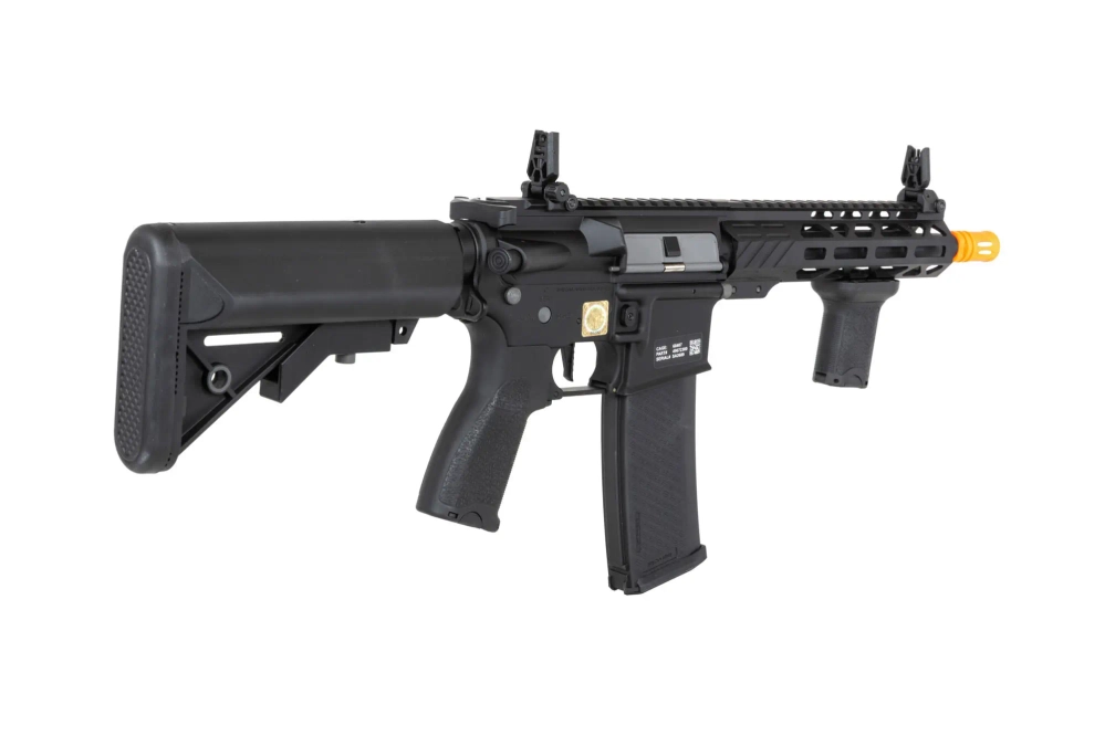 Specna Arms RRA SA-E25 HAL ETU™ Carabine airsoft Noir avec dispositif de décharge orange