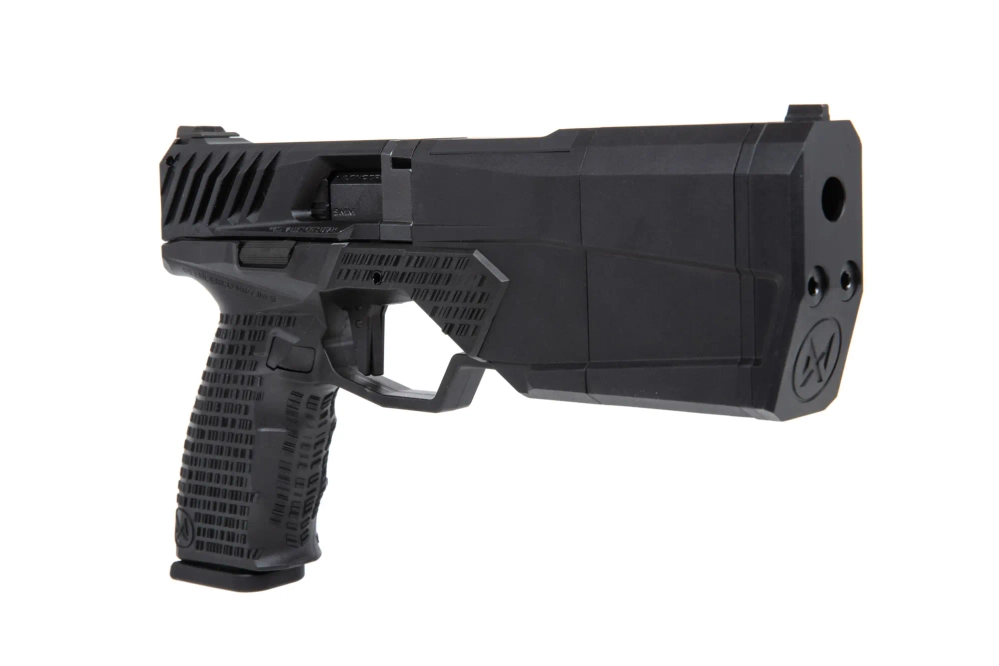Replika pistole Krytac SilencerCo Maxim 9 černá
