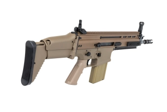 Cybergun x FN HERSTAL SCAR-H CQC Tan airsoft Assault Carbine