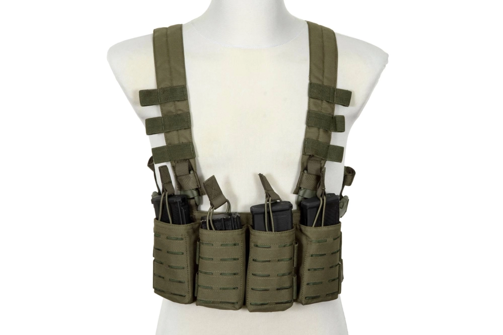 Apache Chest Rig Tactical Vest - Ranger Green