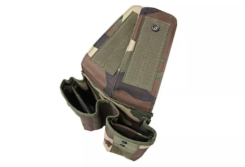 Double AK magazine pouch - woodland