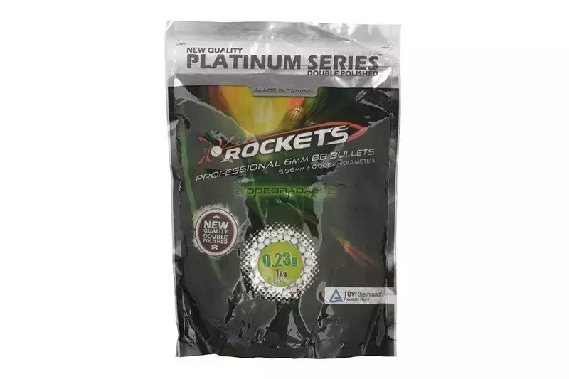Bolas  0.23g Rockets Platinum 1 kg