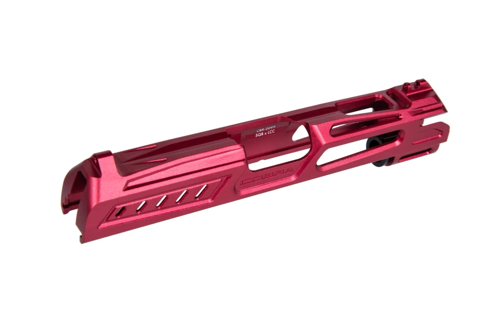 LA Capa Customs x SpeedQB COBRA aluminium lock for TM Hi-Capa replica 4.3 Red