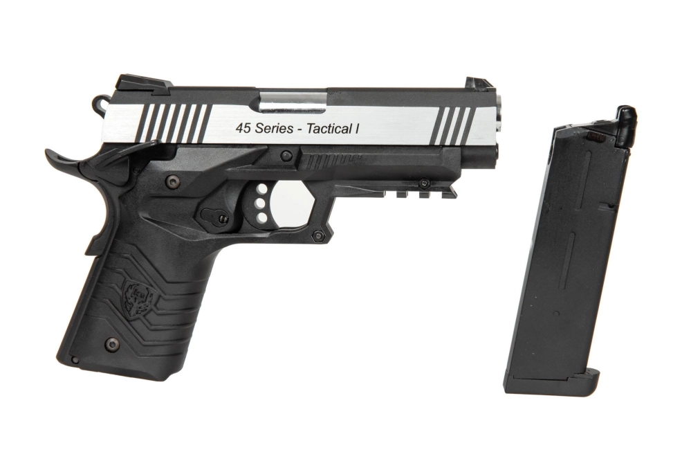 Réplique de pistolet HG-171 – noir/ argent 