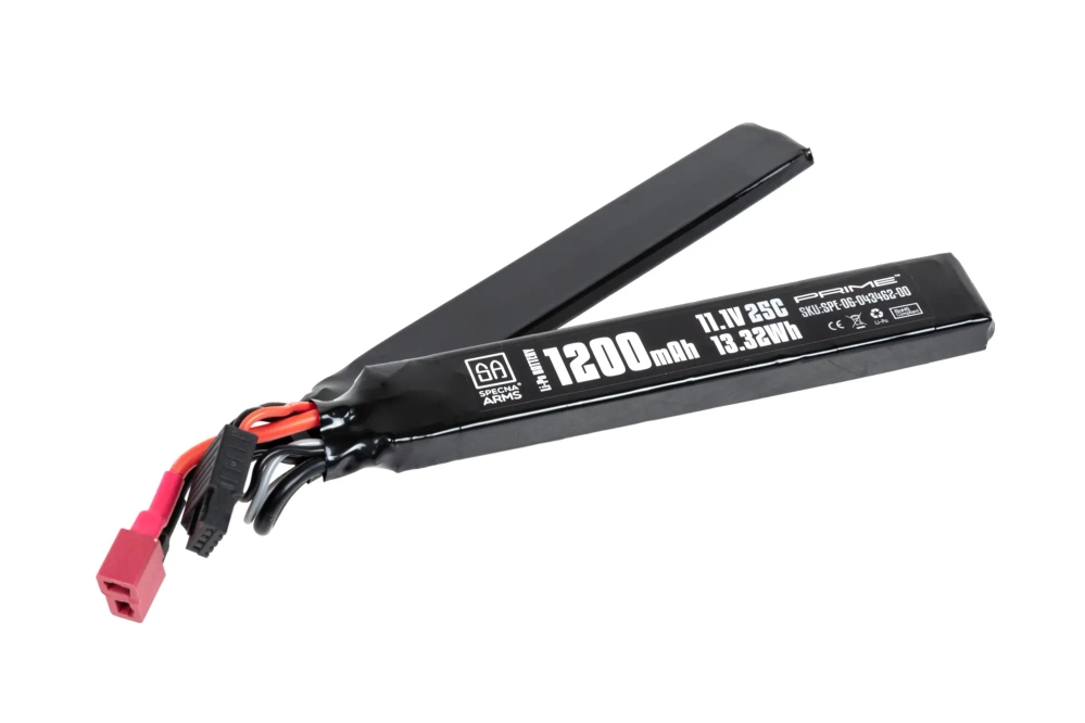 Li-Po batterij Specna Armen x Gens Ace 1200 mAh 25C 2+1 11,1V T-Deans G-Tech