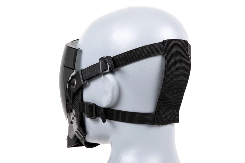 Maska Cyberpunk Commander - Czarna