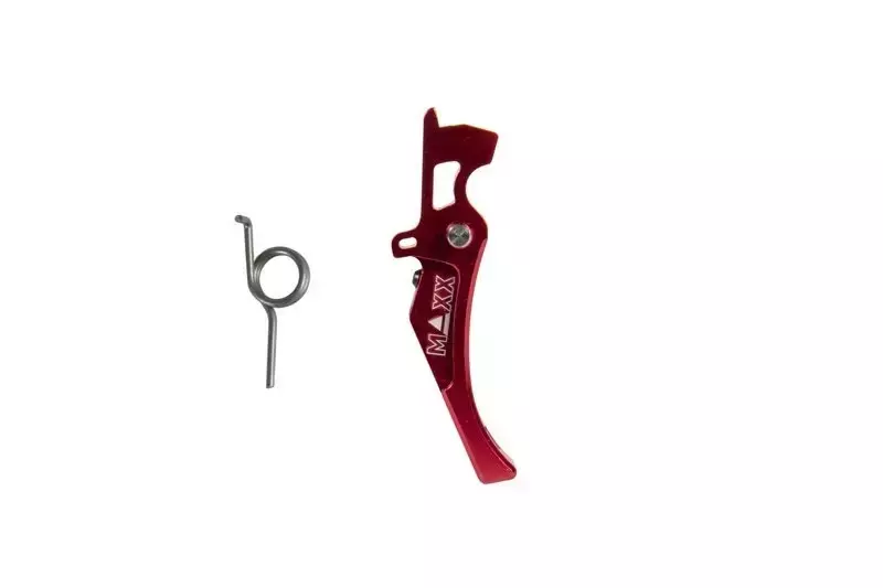Język spustowy CNC Aluminum Advanced Trigger (Style D) - czerwony
