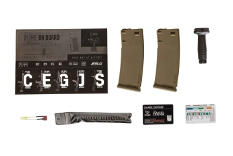 Replika karabinka Daniel Defense® M4A1 SA-E26 EDGE 2.0™ GATE ASTER- Chaos Bronze