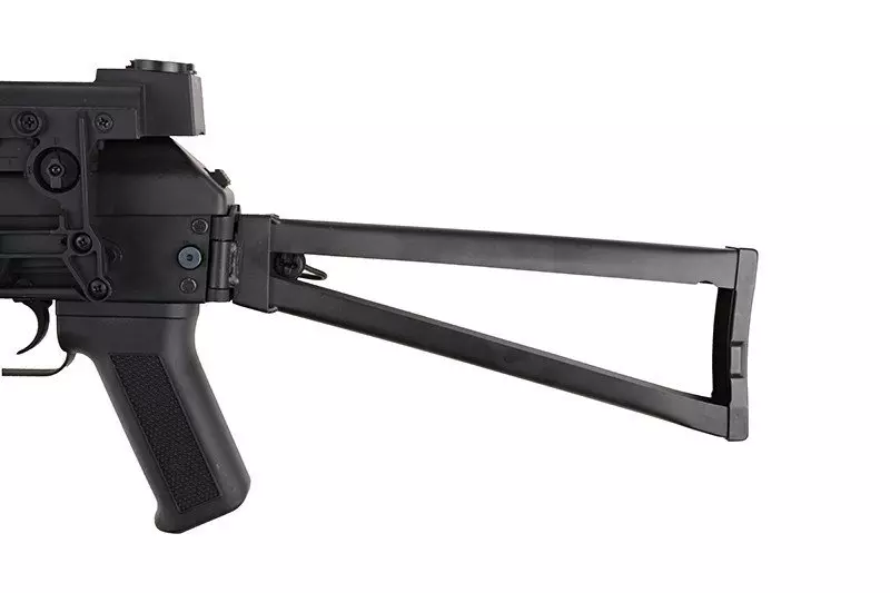 PP-19 Bizon submachine gun replica with silencer and red-dot sight