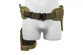 Ceinture tactique Découpe laser avec panneau de cuisse - bronzé