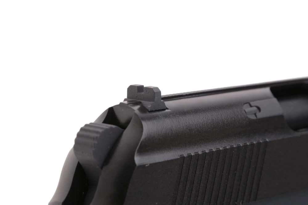 Suppressed MK Pistol Replica - Black/Brown Grip
