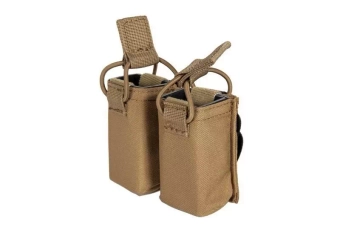 Double Pistol Pouch For Skeleton Vests - Coyote Brown