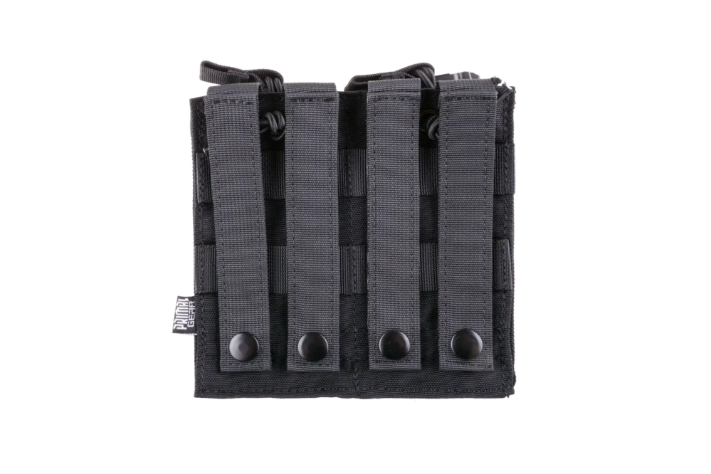 Pouch doble Open I para cargadores de munición AK/M4/G36 - negro
