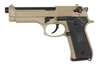 Replica van het M92 pistool - bruin