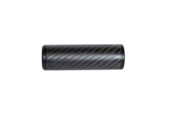 Karbonowy tłumik dźwięku 30x100mm - Czarny 