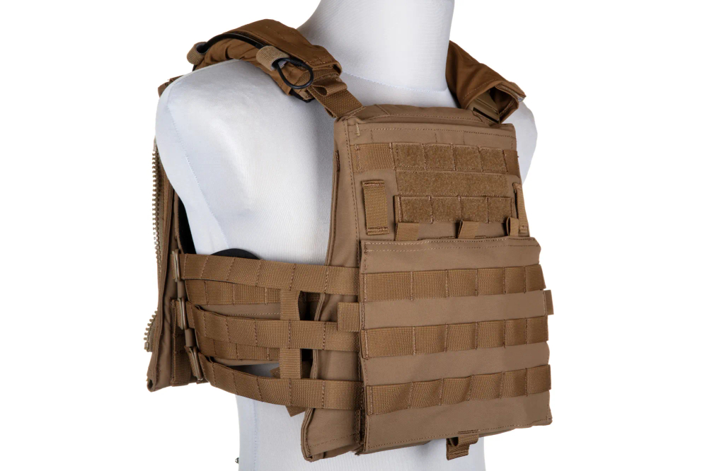 PRIMAL GEAR Plaatdrager Trias Tactisch Vest Coyote Bruin