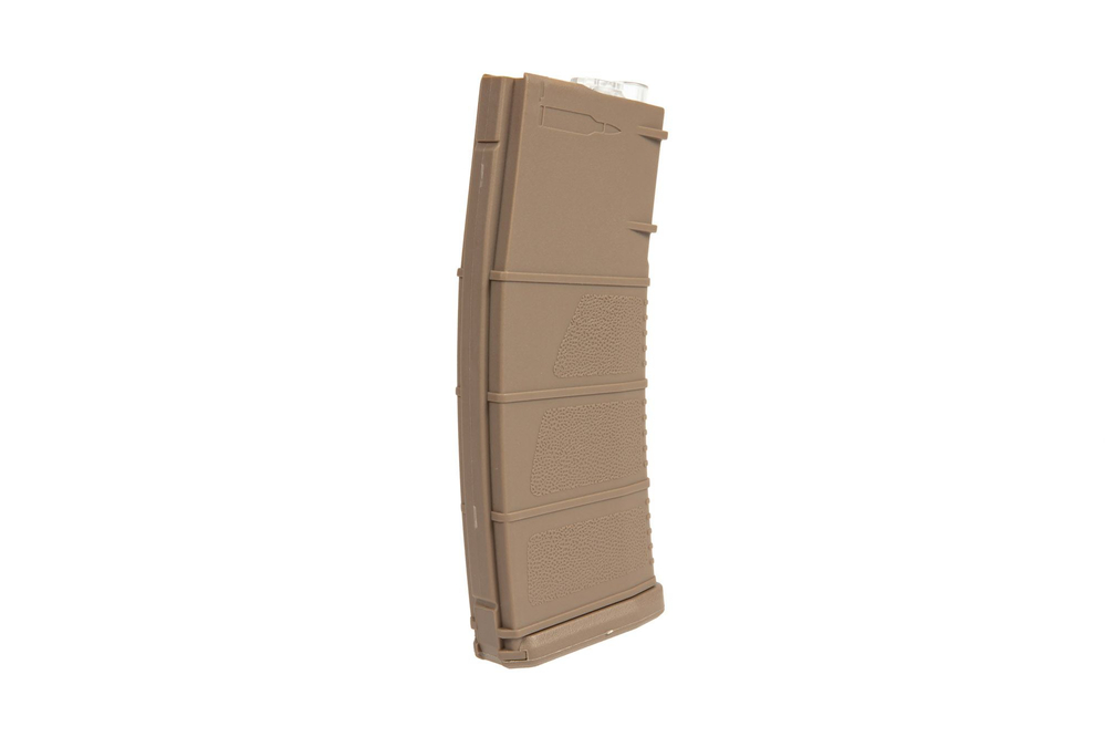 Chargeur hi-cap 350 pastilles pour répliques M4/M16 - tan