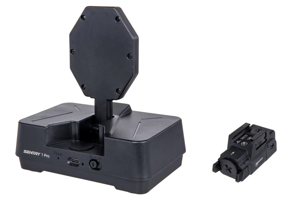 E-Shooter Sentry Laser en Sentry 1 Pro Trainingsdoelset Zwart