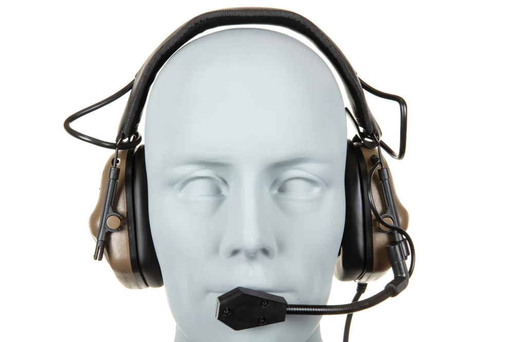 Auriculares tácticos Wosport HD-08 Gen. 5 Tan