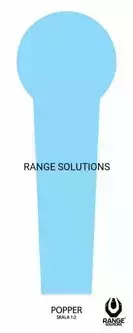 Popper Shooting Targets - 100 Pcs