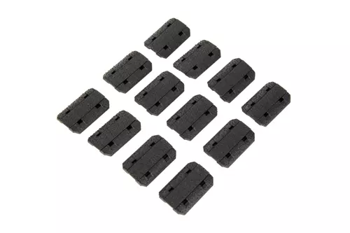 Sada krytů Type2 pro lištu KeyMod - černá