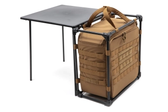 Mesa de senderismo plegable Wosport Marrón coyote