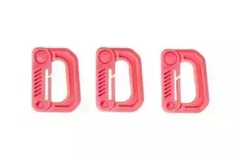Set of 3 Grmlock Buckles - pink