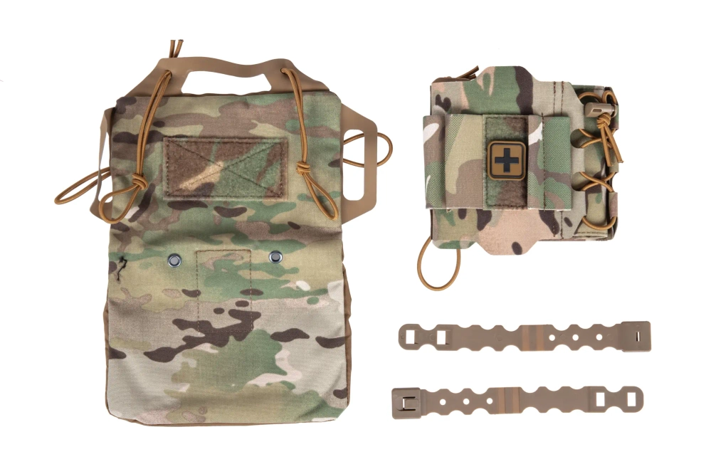 Trousse de secours tactique avec panneau Molle Wosport MC