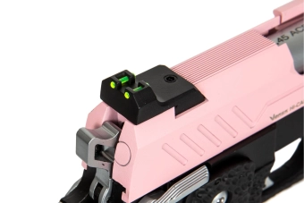 Replika pistoletu Hi-capa 5.1 Split Slide - różowa / czarna / chrom