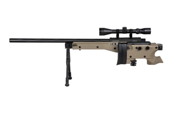 Réplique de sniper Specna Arms SA-S14 EDGE™ avec lunette et bipied Tan