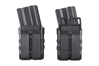 Double Open III (M) 5.56 Magazine Pouch - Black