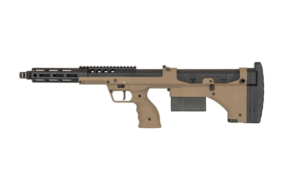 Fusil airsoft fusil de sniper 16 Desert Tech SRS-A2/M2 Covert (main droite) - FDE"